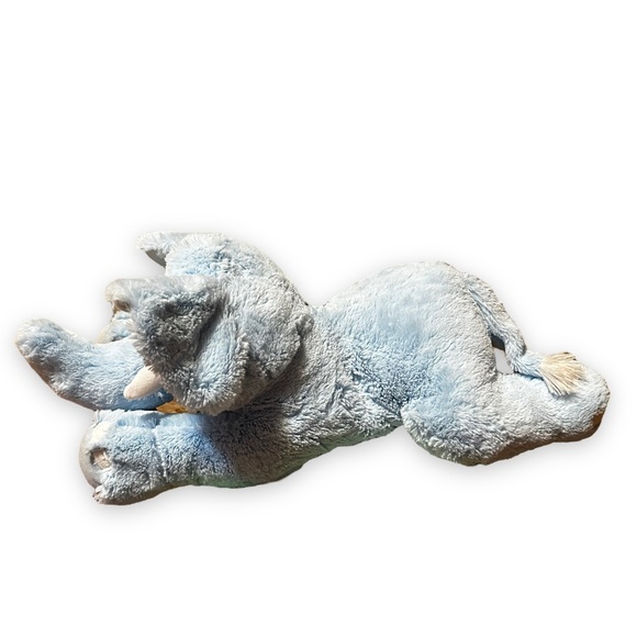 - Baby Blue Elephant Stuffed Plush Soft Toy Lovey Cedar Fair - Picture 3 of 8